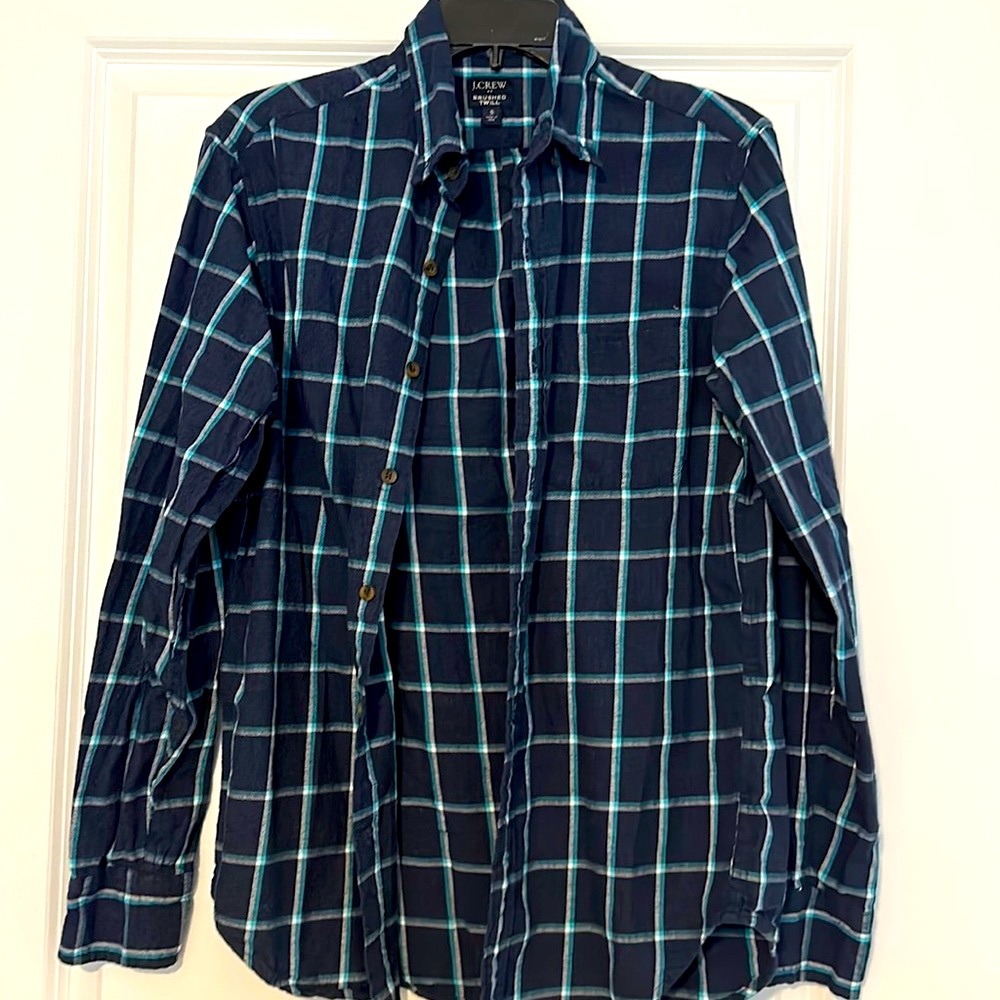 Men’s J Crew button-down shirt brush twill only worn once